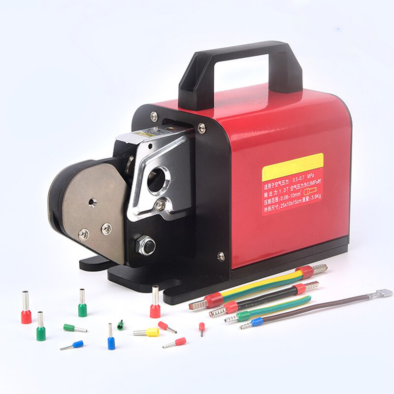 Máquina prensadora neumática de terminales tubulares