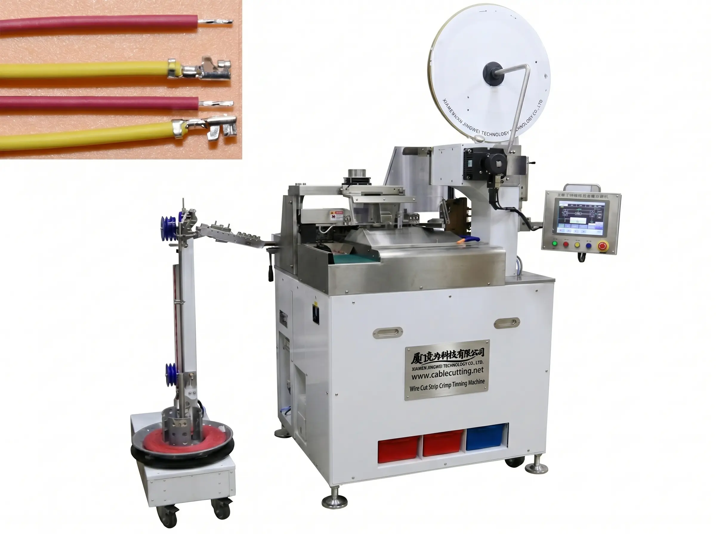 Máquina Automática de Corte y Pelado de Cable de Doble Extremo