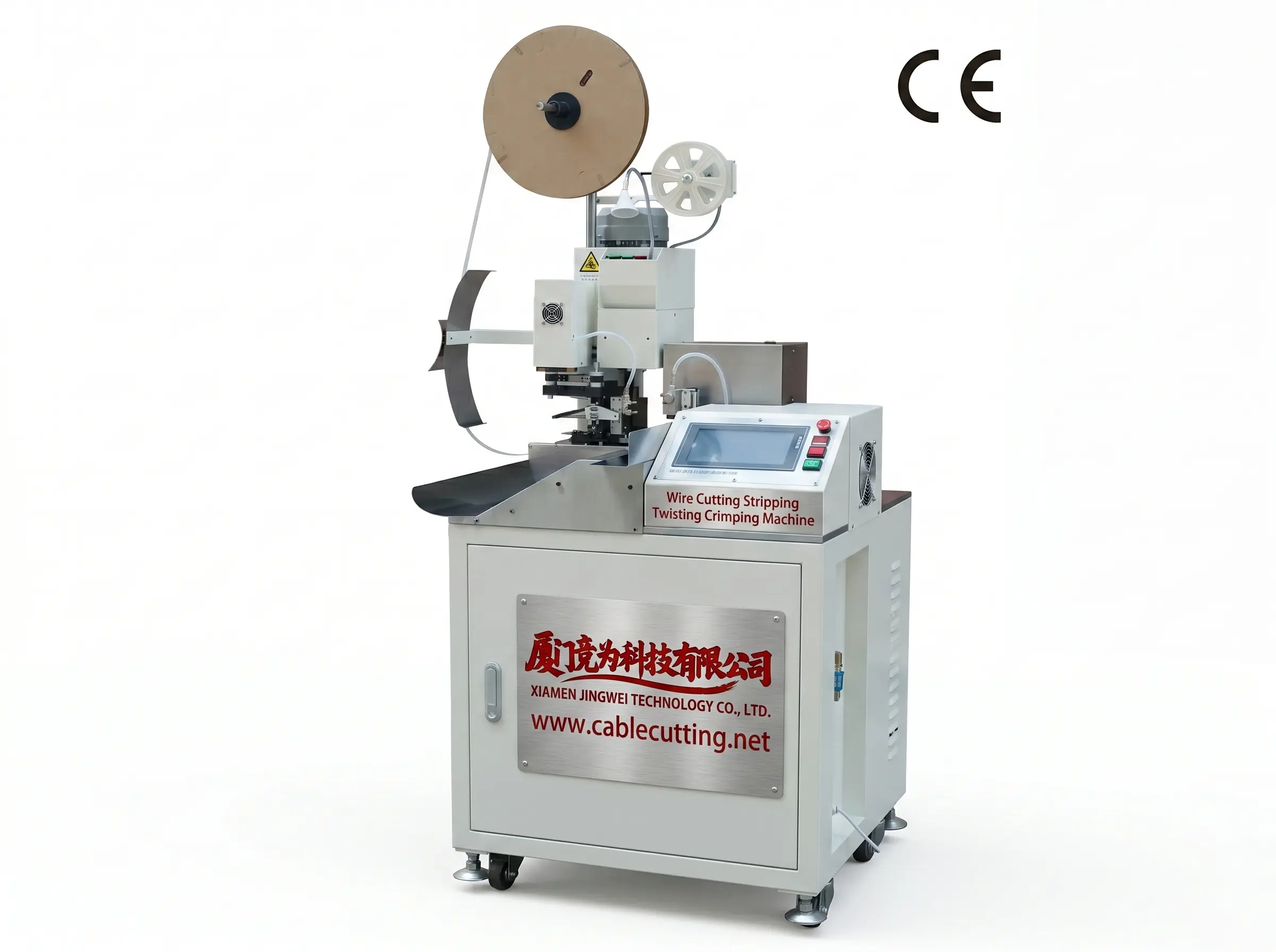 Máquina Automática de Corte, Pelado, Torsión y Crimpado de Cables WPM-158