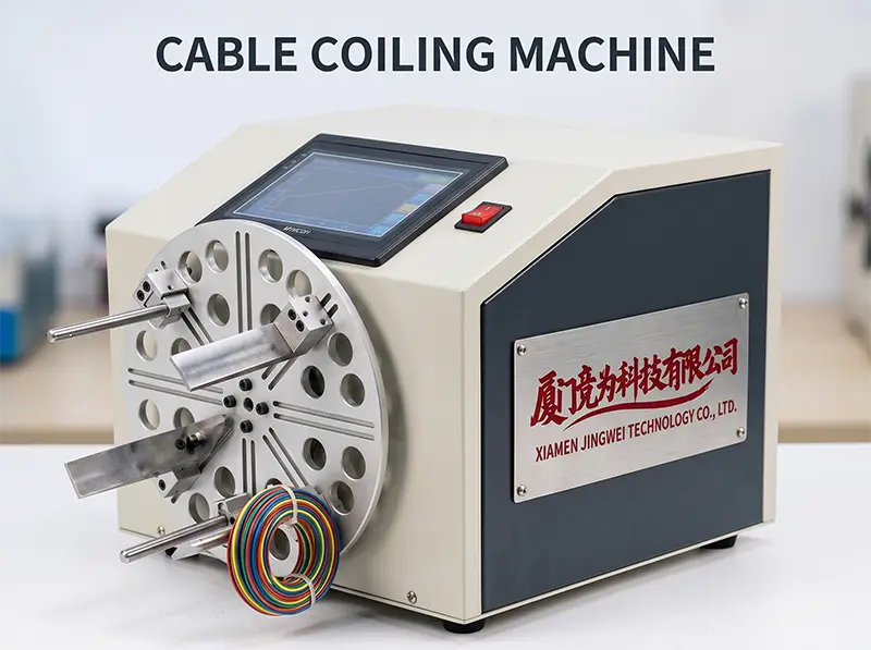 Máquina Enrolladora de Cables WPM-2009L | Solución Industrial de Alta Precisión