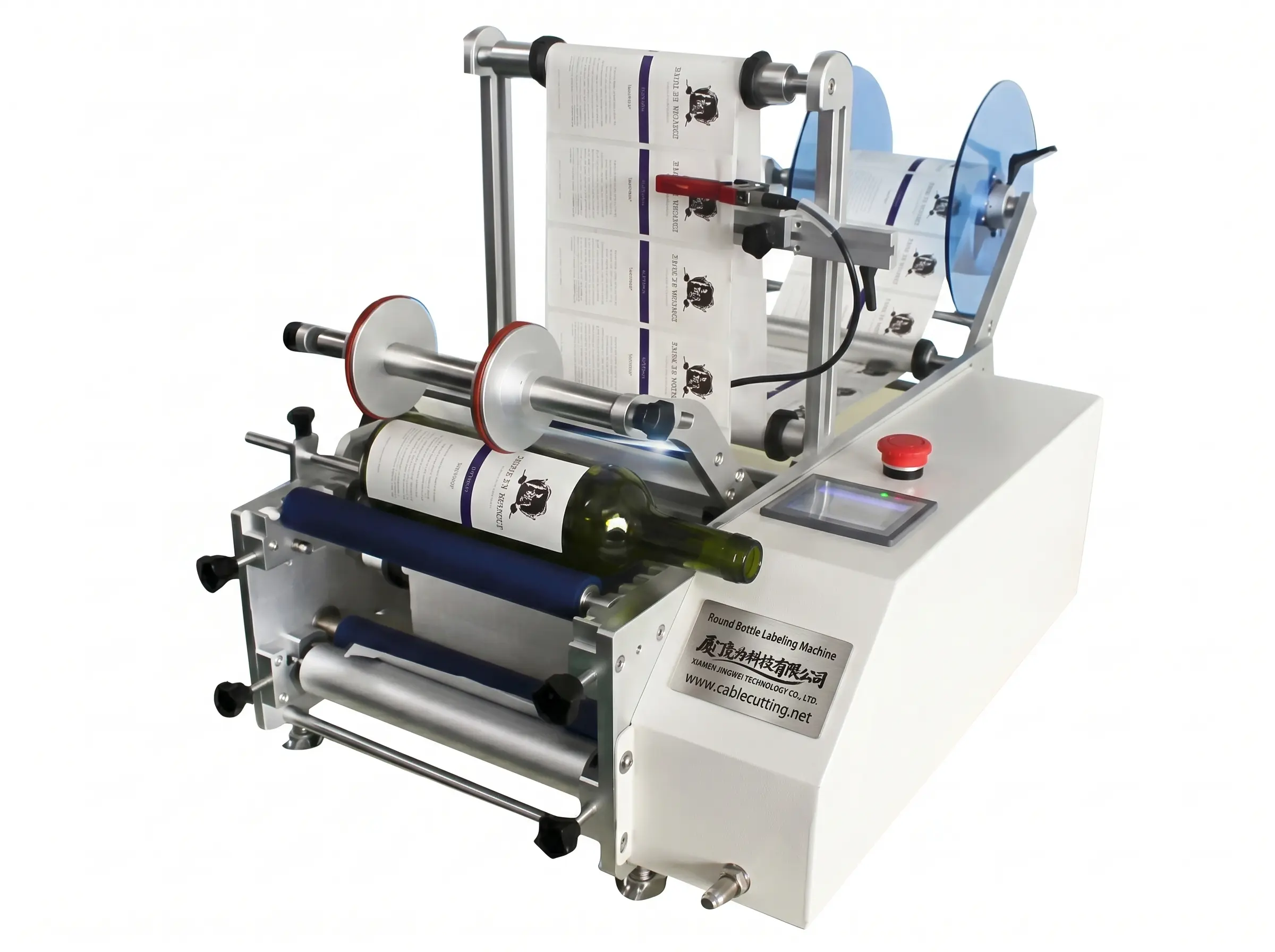 Máquina Etiquetadora Semiautomática para Botellas Redondas WPM-7160