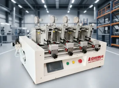 Máquina Envolvedora de Arnés de Cables Sincrónica de 4 Estaciones con Múltiples Cabezales JW-MH04