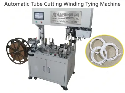 Máquina Automática de Corte, Bobinado y Atado de Tubos WPM-02L Thumb