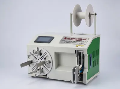 Máquina Automática Bobinadora y Atadora de Cables 50-200mm WPM-212 - Máquina de Bobinado y Atado