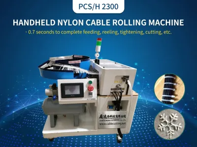 Máquina Automática de Bridas Trenzadas para Cables WPM-2503