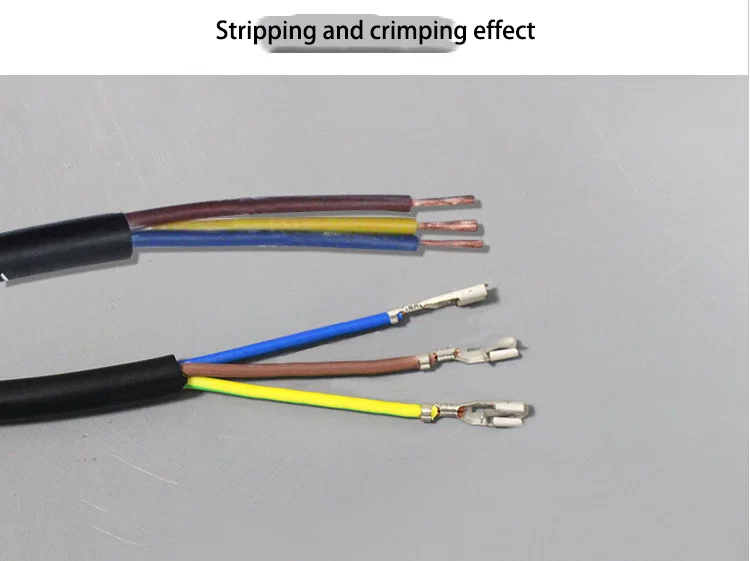 Máquina prensadora de pelado de cables, máquina prensadora de terminales de CC, máquina prensadora de cables de terminal de CA