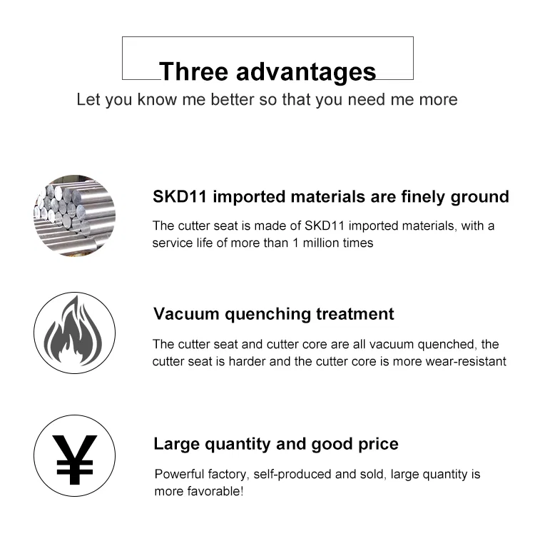 Bloque de corte de máquina terminal, bloque de corte de molde de cuchilla terminal, corte de correa, todo tipo de cortador, accesorios de molde de bloque 