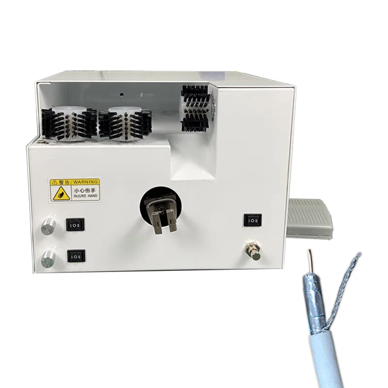 Máquina de cable de par trenzado de múltiples núcleos, máquina divisora de alambre blindada, cepillo de alambre blindado y máquina de torsión, máquina de cepillado y torsión de alambre trenzado, cepillado de arnés de cables y máquina de alambre trenzado 