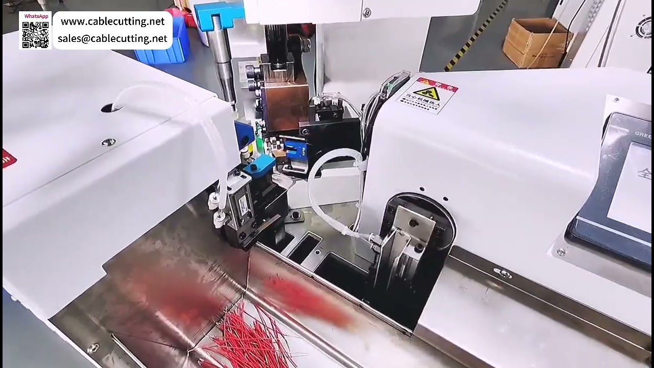 Máquina Automática de Estañado y Crimpado para Terminales de Pines Dorados RJ – Equipo para Arneses de Cable