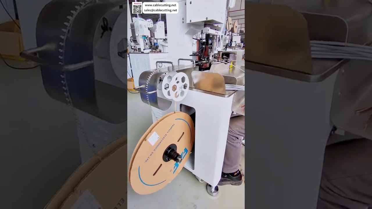 Multi Core Sheathed Cable Stripping & Terminal Crimping Machine  Auto Wire Harness Equipm