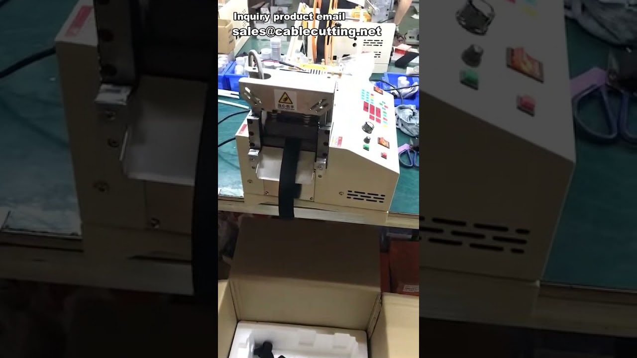 Máquina Cortadora de Bandas Elásticas y Gomas - Alta Precisión