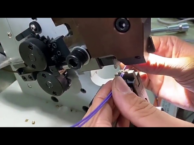 Máquina engarzadora de cinta de cobre TDJ 40T para empalme de cables y fabricación de terminales