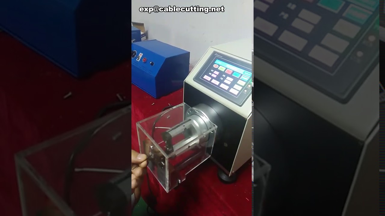 Máquinas peladoras de cable coaxial de alta precisión para uso industrial