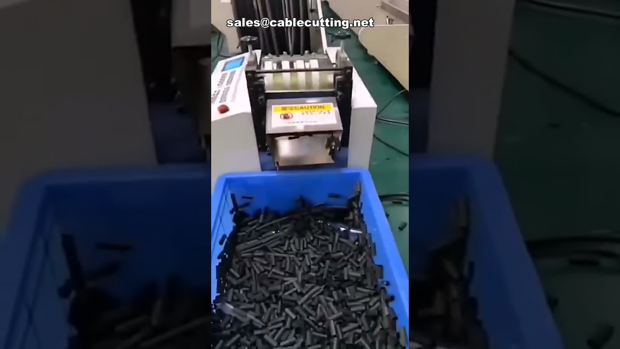Máquina Automática de Corte para Tubos Termocontraíbles de PVC Blando | Cortadora Industrial Eficiente