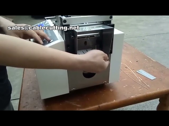 Máquina Cortacables de Acero | Cortadora y Enderezadora de Alambre Metálico Profesional