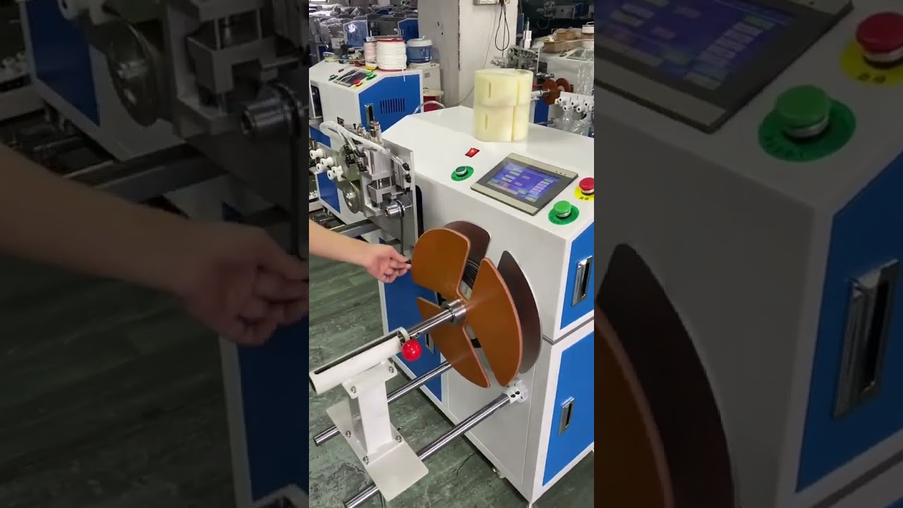 Efficient Coiling Machine for Flat & Round Wires Precise Metering, Neat Winding & Fast Speed