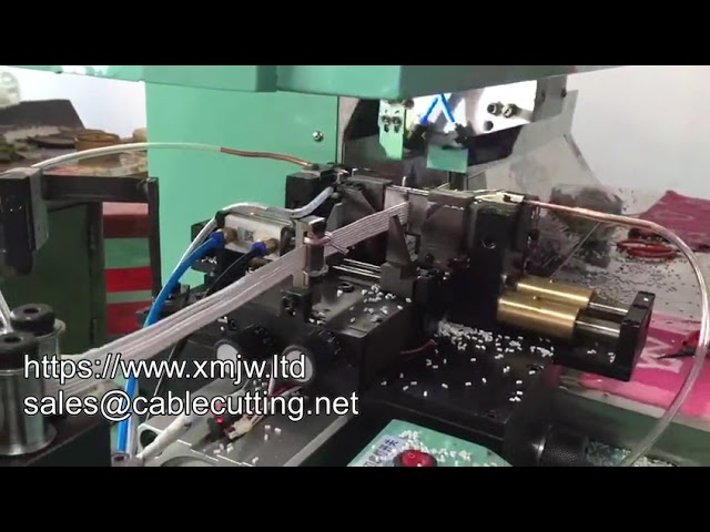 High Speed Auto Cutting And Stripping Machine Up To 300mm Stripping Length Customized Cable Wire Cut