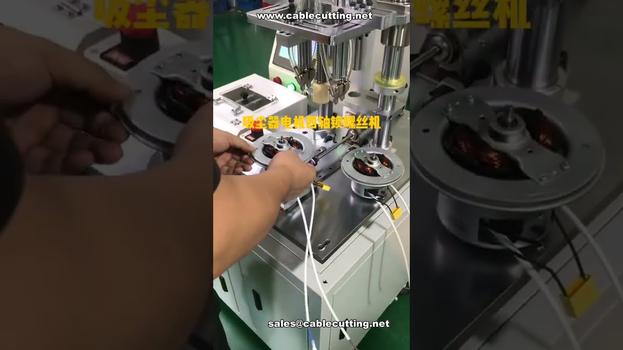 4 Axis Automatic Screw Fastening Machine for Motors # Industrial Automation