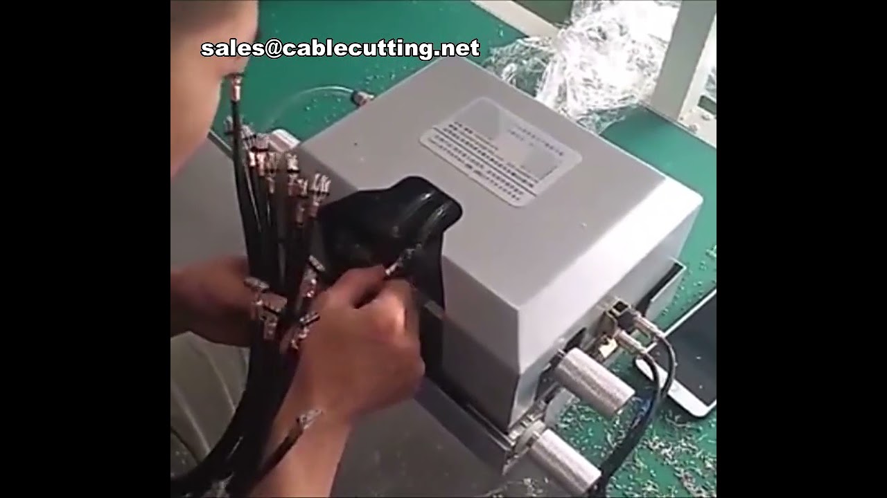 Máquina Peladora de Cables Multinúcleo Doble Paralelo para Procesamiento de Cola de Cable