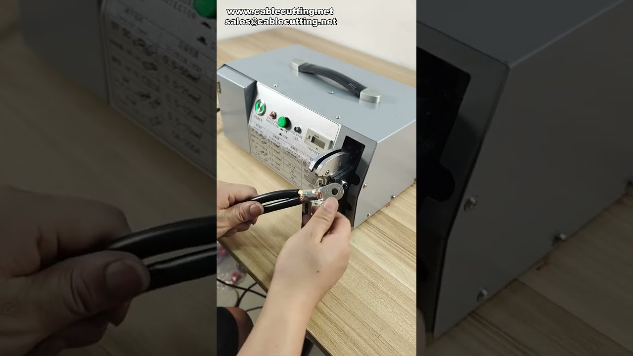 Crimpadora Eléctrica EM-50B2 para Terminales RN de 60 mm² | Demostración en Fábrica #máquina #automatización