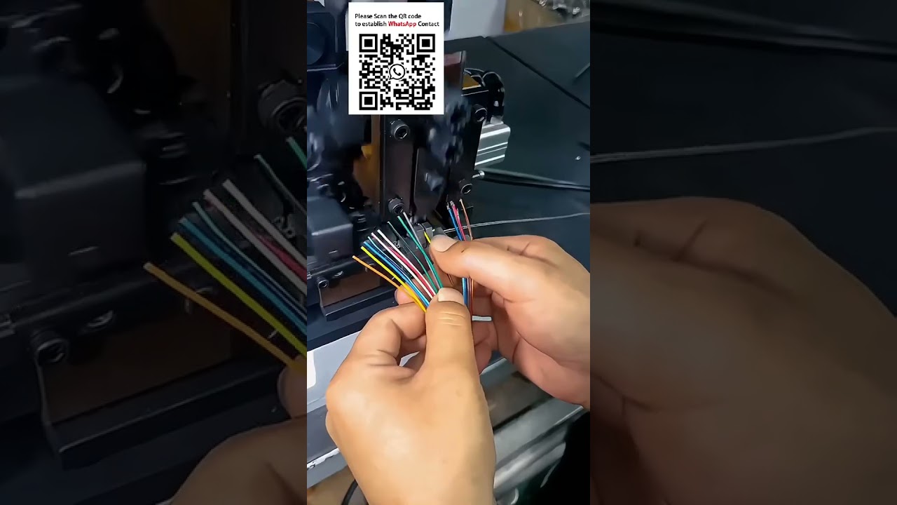 El Poder de la Automatización: Máquina de Pelado y Crimpado de Alto Rendimiento #IngenieríaMecánica