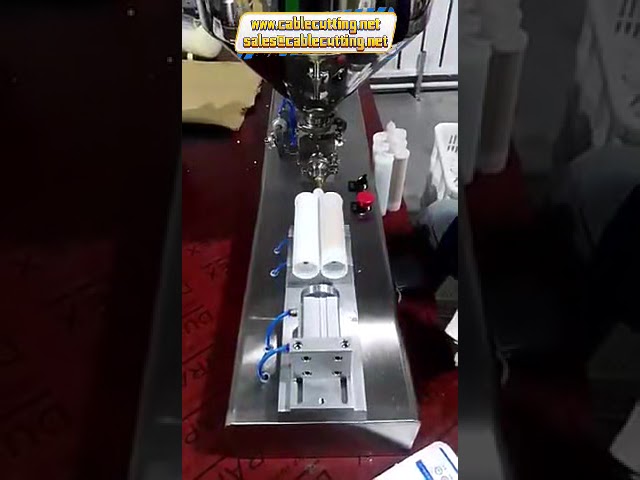 Máquina neumática de llenado de sellador de silicona y pasta: Equipo de envasado en cartuchos