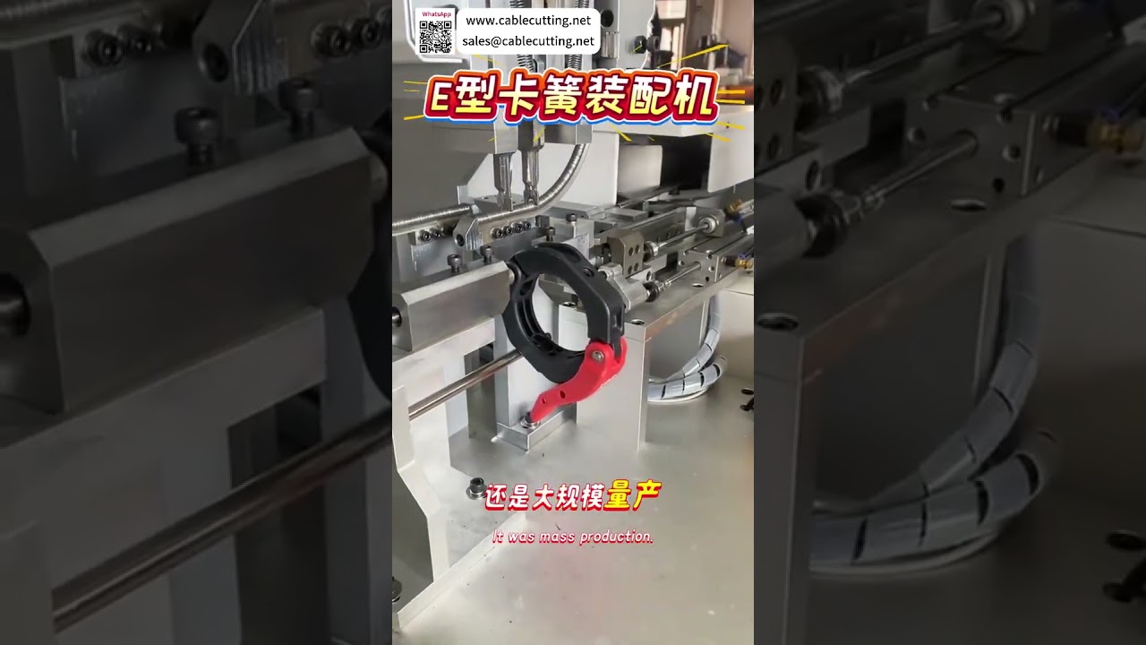 Máquina profesional para montaje de circlips tipo E personalizados | Soluciones automatizadas de fábrica