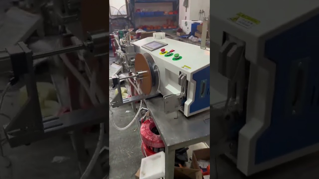 Máquina de bobinado y atado de cables de sobremesa para fabricación eficiente