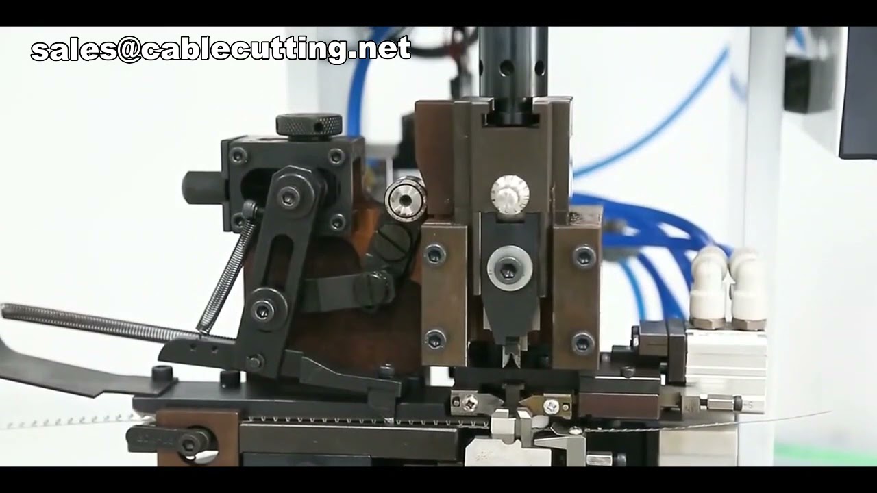 Máquina pelacables y crimpadora automática de alto rendimiento