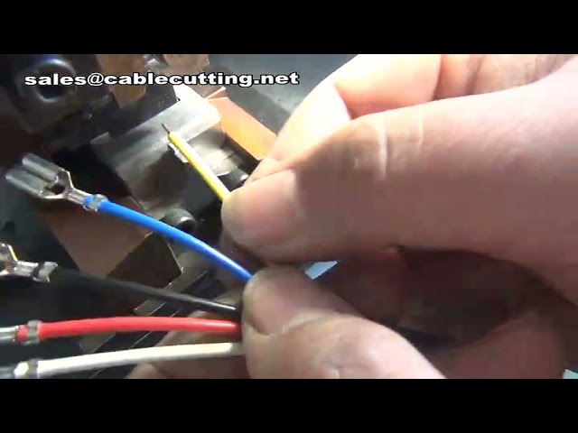 Máquina de pelar, cortar y crimpar de alta calidad | Procesadora automática de terminales y cables