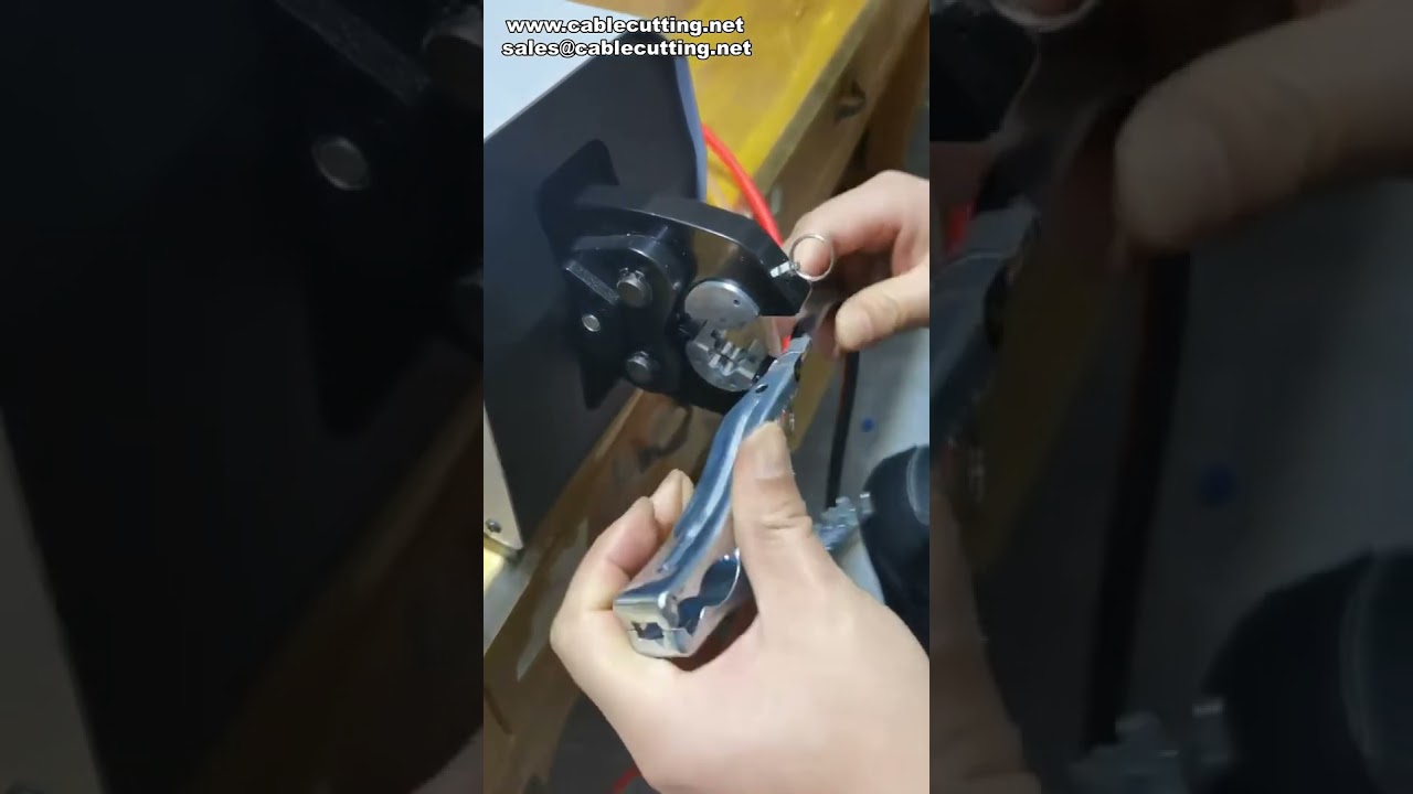 Pneumatic Terminal Crimping Machine One Step Alligator Clip Crimping