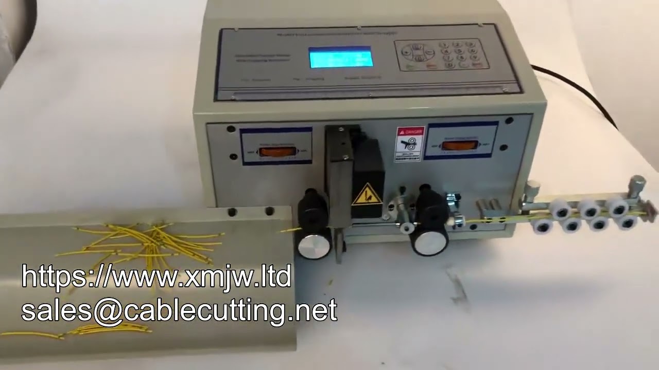 Máquina Pelacables Automática para Corte y Pelado de Cables - Equipo Industrial de Precisión