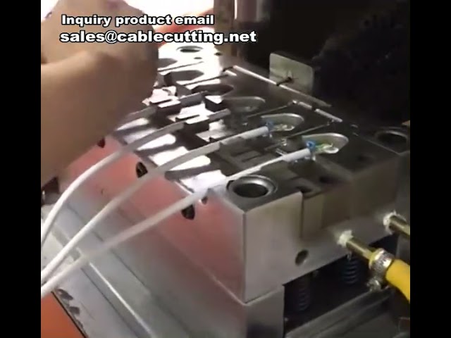 Máquina de inyección para cables electrónicos, moldeo de plástico y fabricación de cables | Equipos industriales