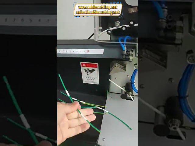 Máquina peladora de tubos numerados con impresión por computadora - Cortadora y marcadora de mangas para cables