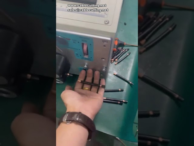 Máquina de Corte y Pelado de Cables 10 mm² | Automatización Eficiente