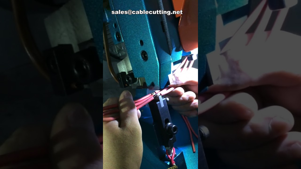 Máquina Empalmadora de Cables, Cortadora y Crimpadora de Cintas de Cobre | Automatización Industrial