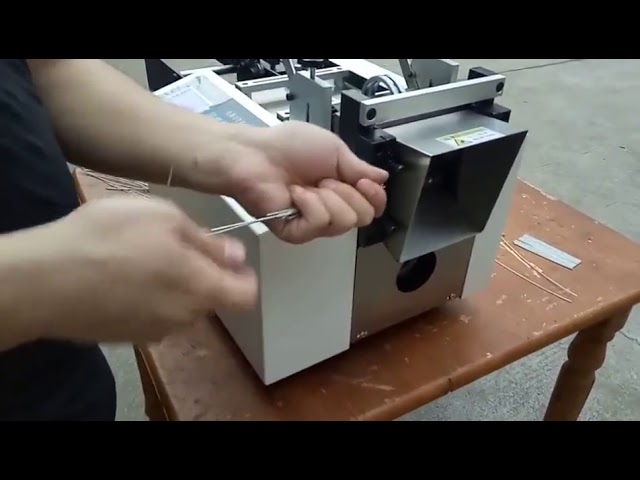 Máquina Cortadora de Cable de Acero y Metal | Equipo Industrial de Enderezado y Corte