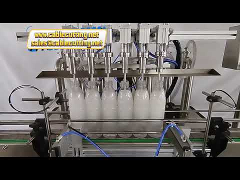 Máquina Llenadora Servo 10 Cabezales para Botellas de 5000ml - Llenado Cuantitativo de Pastas, Miel, Shampoo y Ghee