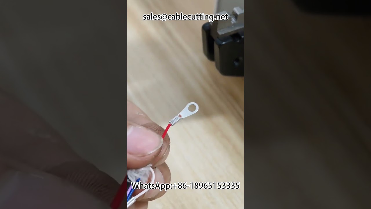 Máquina Crimpadora Eléctrica Plug and Play | Automatización de Cableado #HardwareTools #Automation