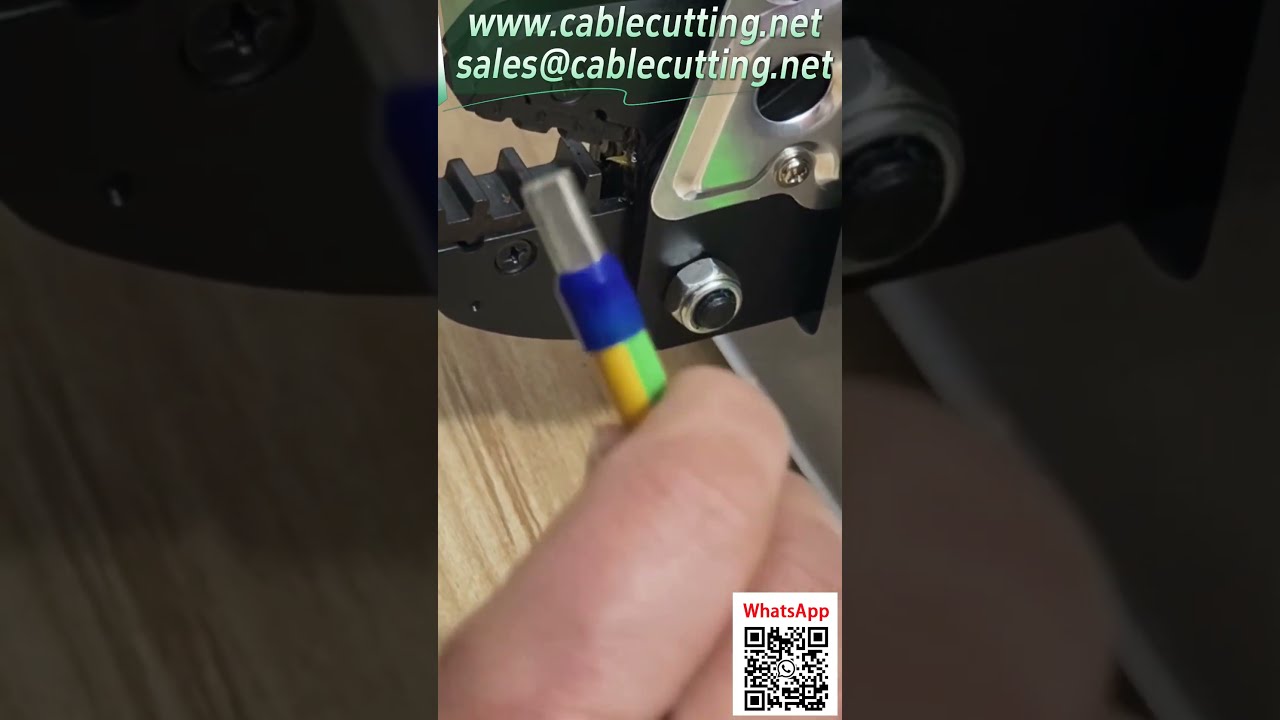 Máquina de Crimpado Eléctrico para Terminales Tubulares de 25 mm²
