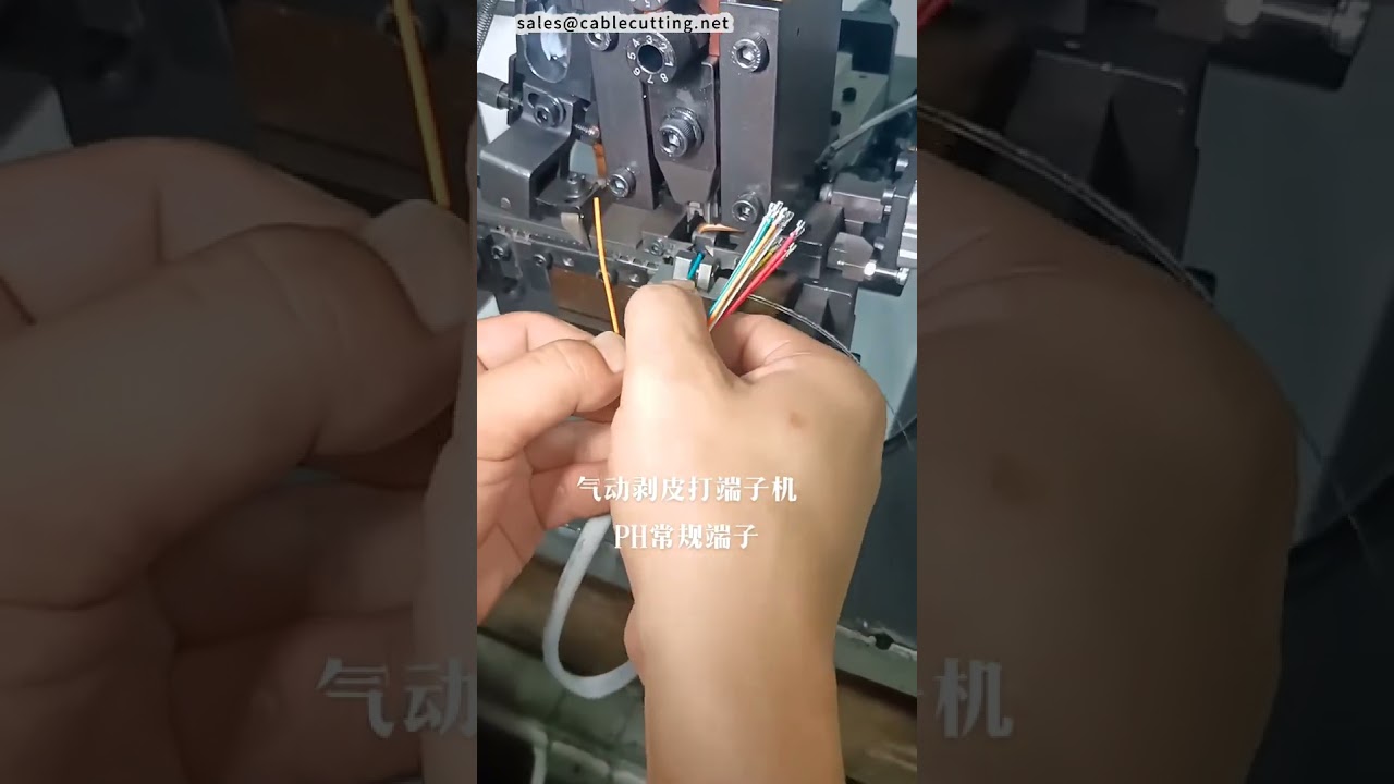 Máquina Neumática de Pelado y Crimpado para Terminales PH - Demostración
