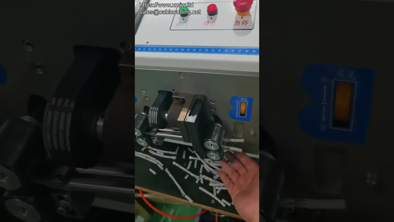 Máquina rápida de pelar y cortar cables multifilares y de 5 núcleos para computadoras