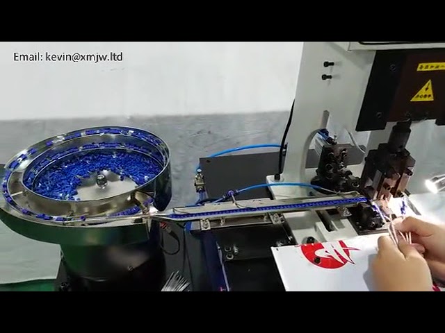 Máquina de Crimpado de Terminales Monograno con Plato Vibratorio Inteligente y Alimentación Automática