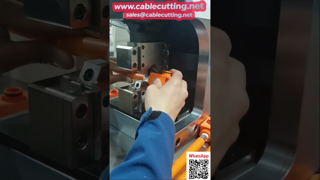 Máquina de prueba de crimpado para mazos de cables de 160 mm² | Equipo de automatización industrial