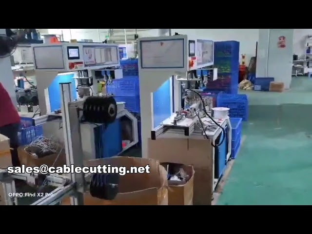Máquina de pelar, cortar, bobinar y atar cables WPM-SCCB
