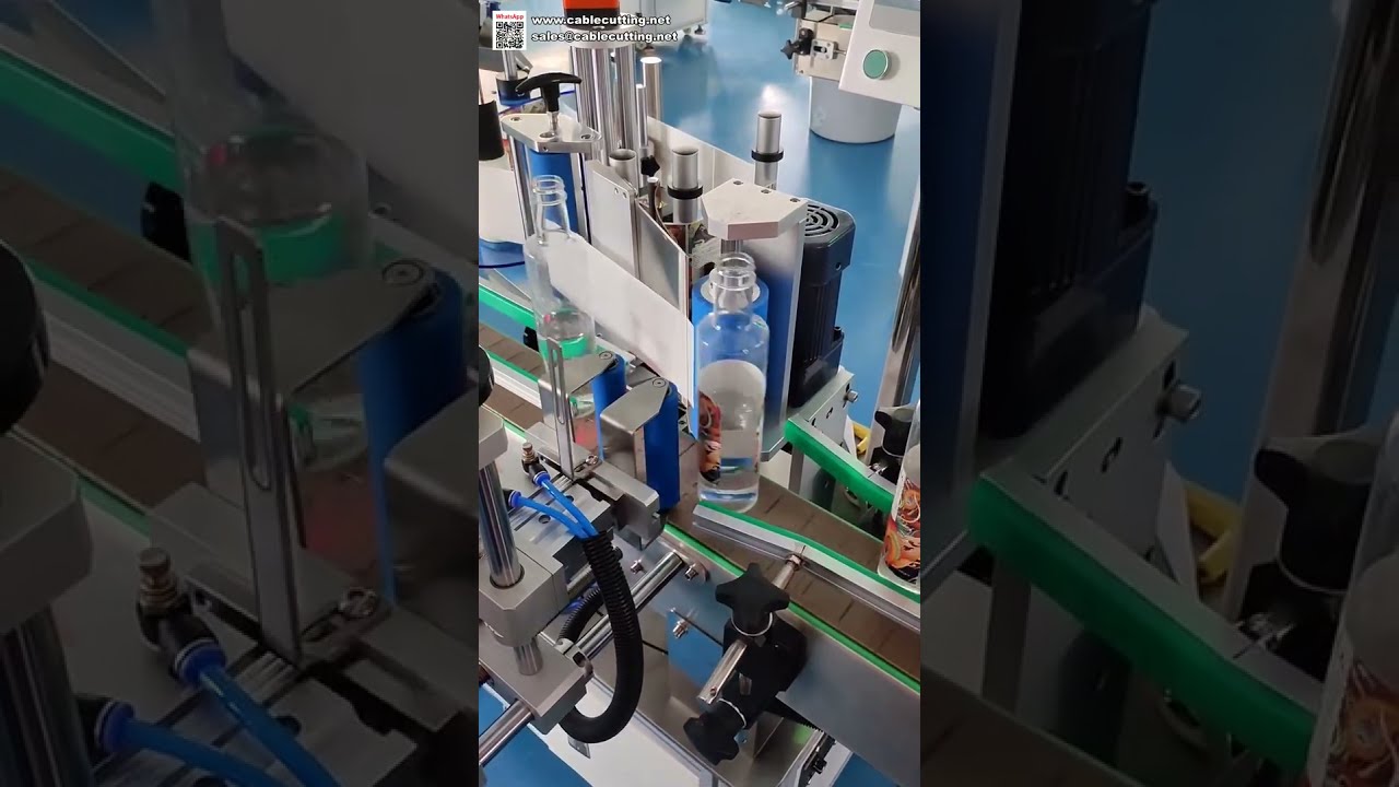 Máquina Etiquetadora de Botellas de Agua de Alta Velocidad - Aplicadora Automática de Etiquetas para Botellas Redondas en Bebidas