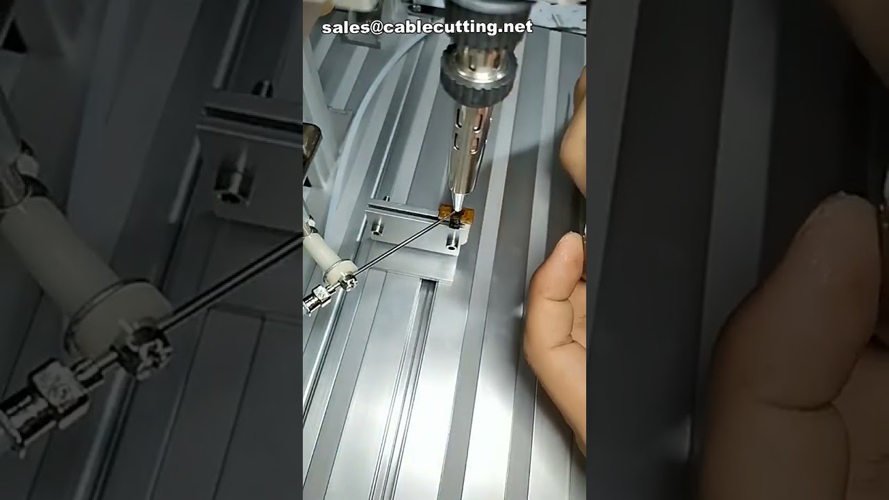 Máquina de soldar automática para luces LED, enchufes y conectores DC