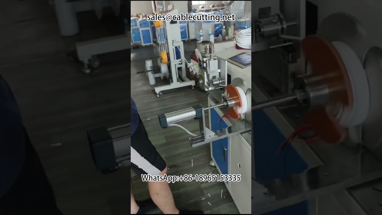 Máquina automática de conteo, clasificación, corte, bobinado y atado de metros, #máquina rebobinadora contadora de metros