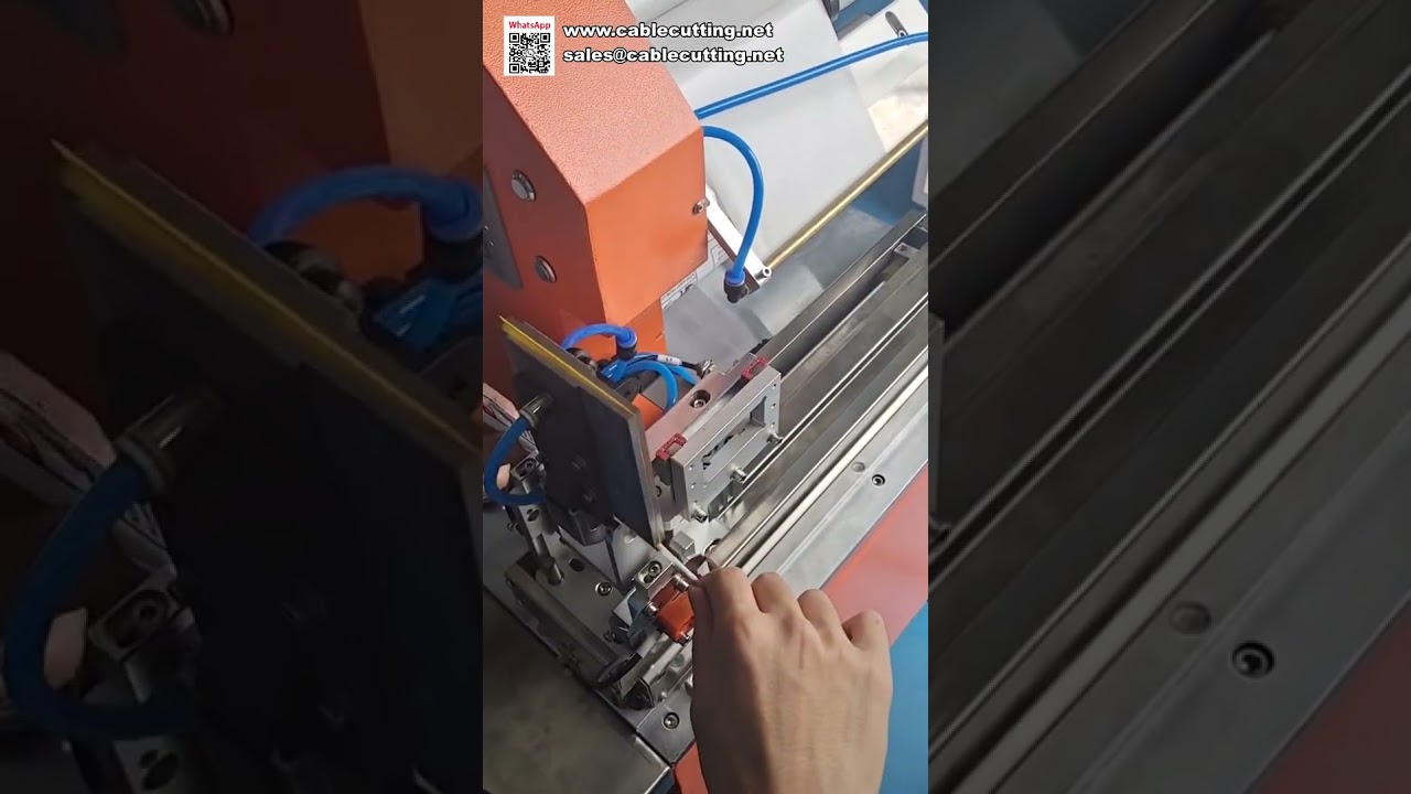 Máquina Etiquetadora Automática de Arneses de Cables | Aplicador de Etiquetas Plegables para Fabricación Electrónica