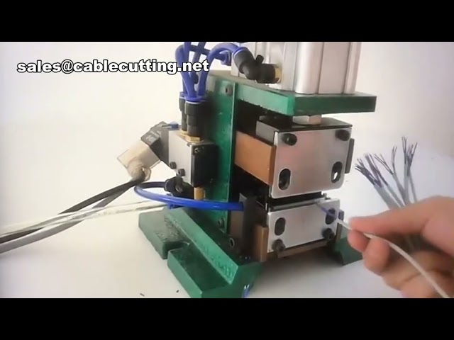 Máquina Peladora de Cables Neumática para Cables Multifilamento | Pelacables Automático